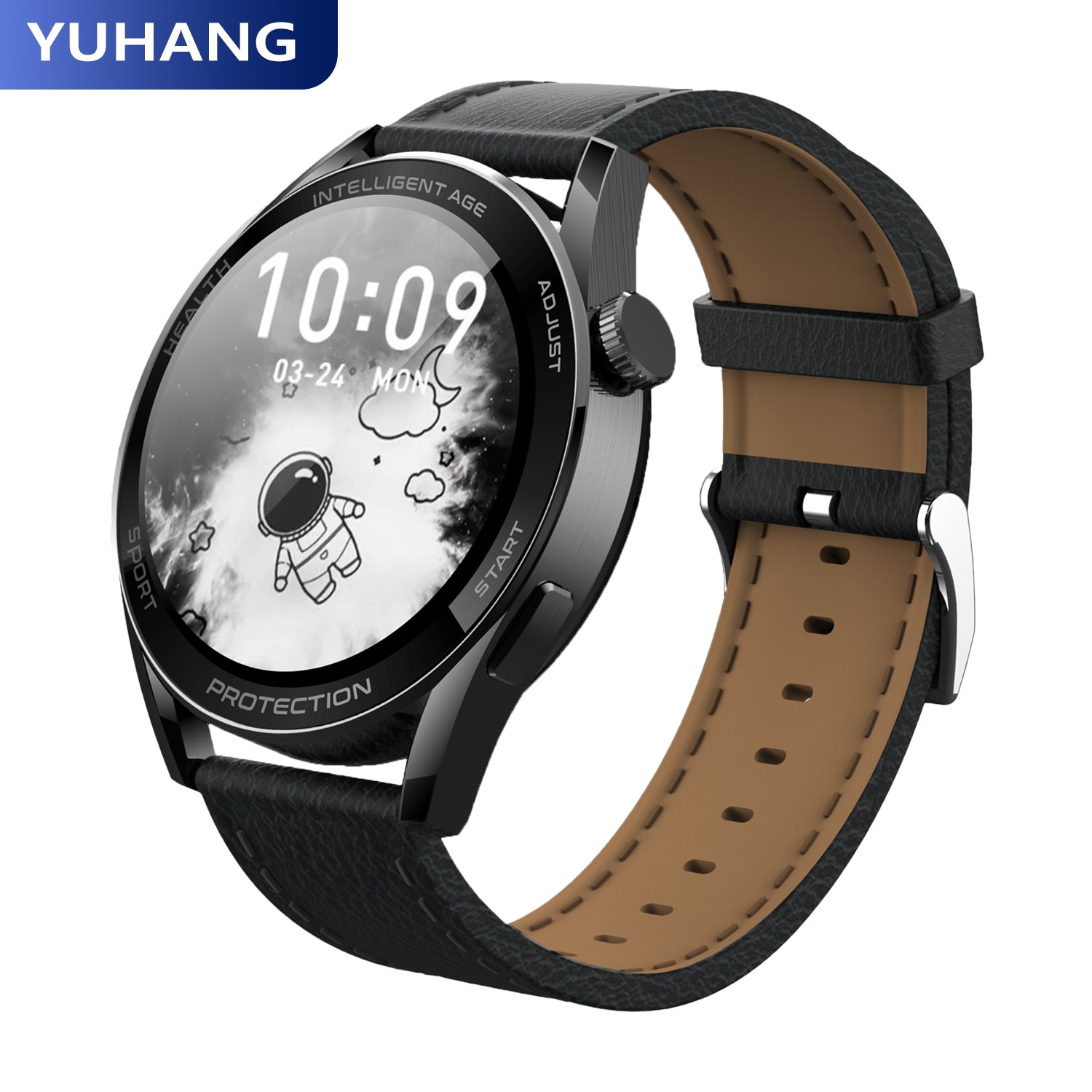 2022 Smart Sports Watch UniFitness Bracelet Wireless Charging Watch NFC Access Control Custom Dial Multilingual Support